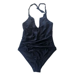 NWOT Women's One piece swimsuit Black Size Large